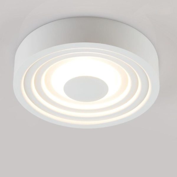 6" Multiple Circles Flush Mount Ceiling Light Geometric LED Light - Image 3