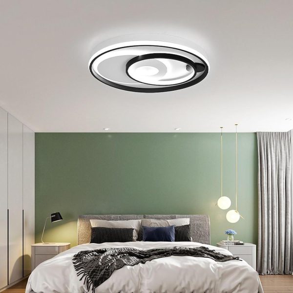 3 Circle Minimalist LED Flush Mount Ceiling Light for Bedroom - Image 4