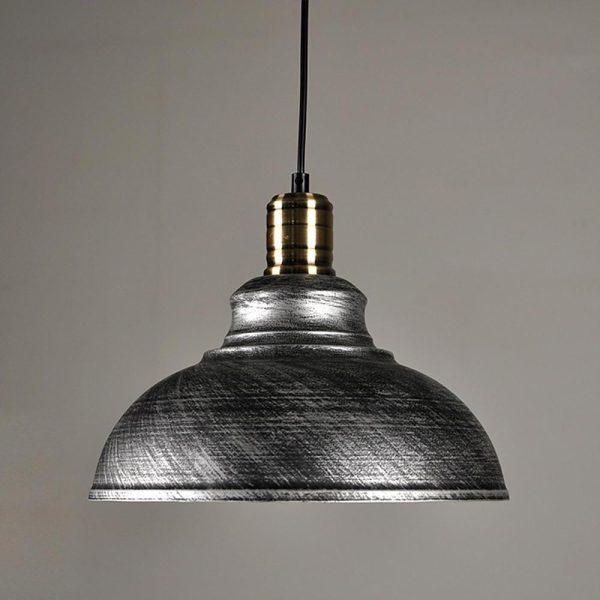 Semi Globe Metal LED Vintage Pendant Light Hanging Lamp Island Lights - Image 7