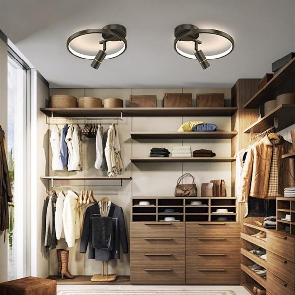 LED Circle Spotlight Modernist Single Dimmable Flush Mount Ceiling Light for Bedroom - Image 3