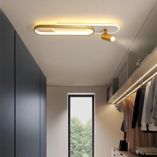 Spotlight Rectangles Metal Modernist Style Design Flush Mount Lighting LED Ceiling Light - Image 4