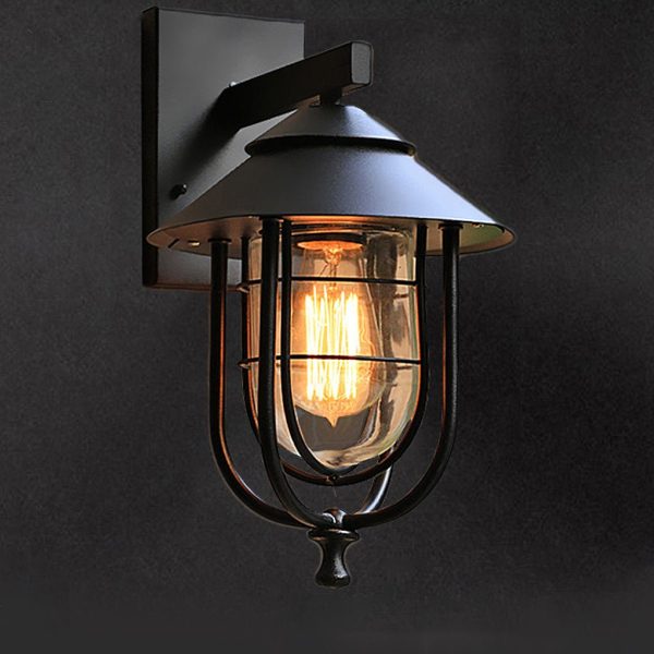 Vintage Industrial Style Outdoor Wall Lights Wall Lamp Wall Sconce Lighting - Image 5