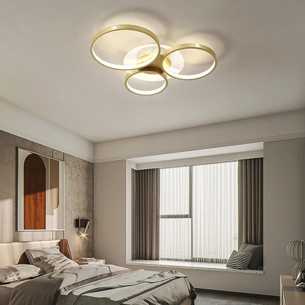Circles LED Nordic Ceiling Lights Flush Mount Lighting Ceiling Lamp - Image 3