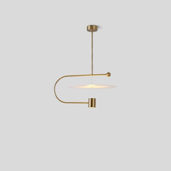 Globe Cylinder Pendant Lights Artistic Metal LED Ceiling Light - Image 4
