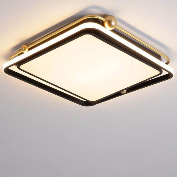 Squares Artistic LED Flush Mount Ceiling Light for Bedroom - Image 2