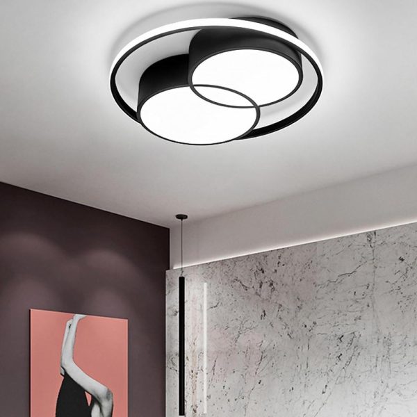 3 Circles Dimmable LED Nordic Ceiling Light Flush Mount Lighting - Image 4