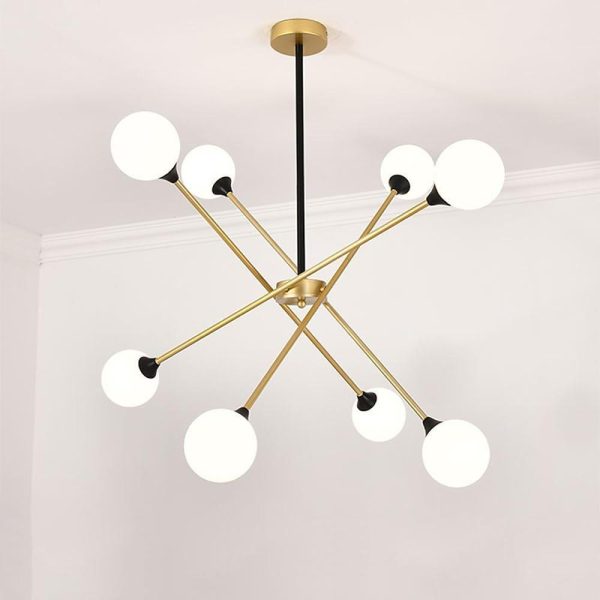 LED Modern Glass Sputnik Chandelier Pendant Light Hanging Lamp Island Lights - Image 6