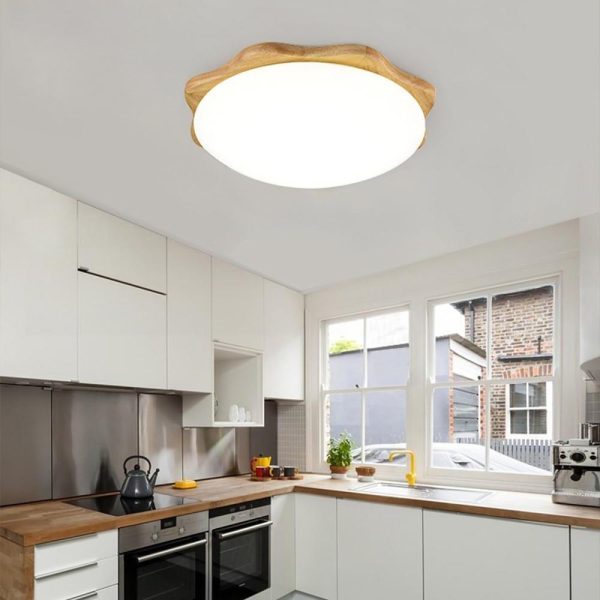 Circles Waves Minimalist Flush Mount Light LED Living Room Ceiling Lights - Image 4