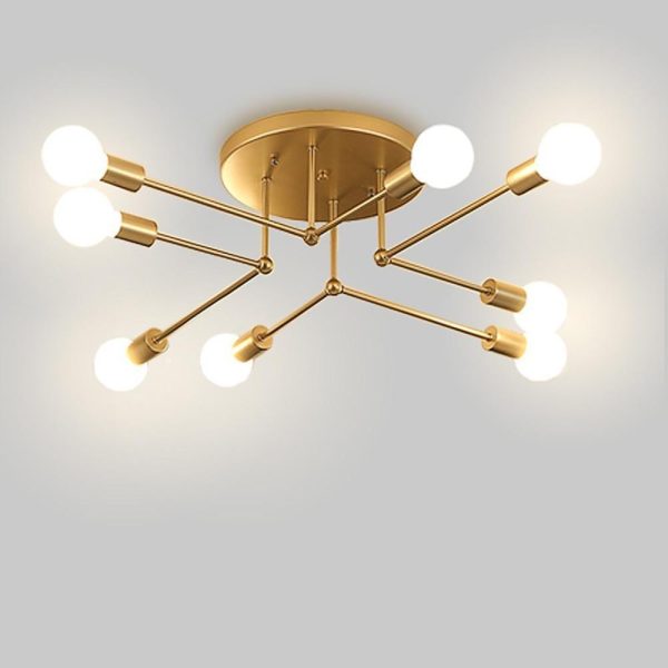 8-light LED Modern Sputnik Chandelier Ceiling Lights Pendent Lighting - Image 6