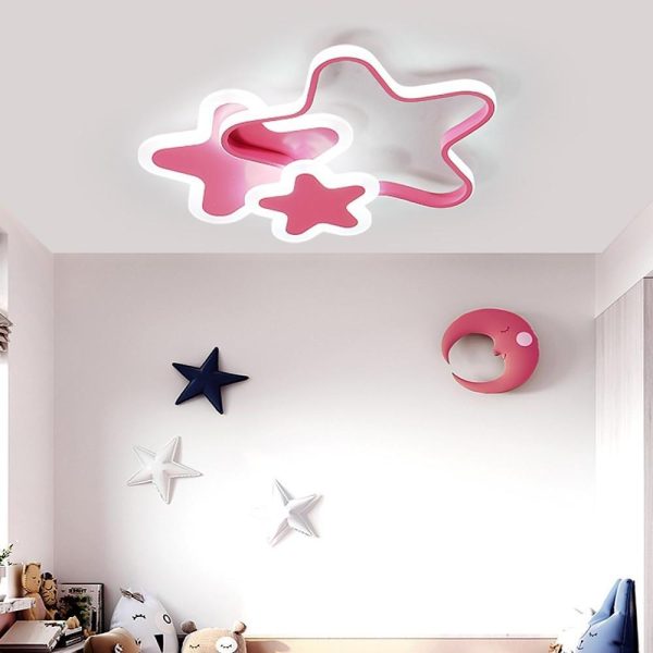 Triple Star Flush Mount Light LED Ceiling Light for Baby Kids Lighting - Image 13