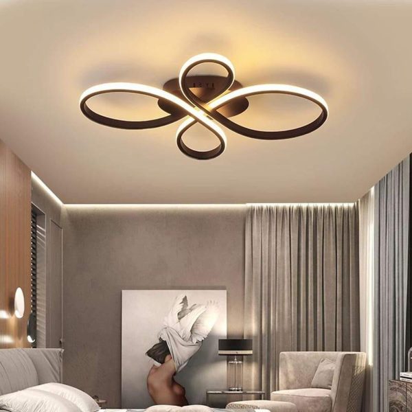 Intertwined Flower Shaped LED Modern Ceiling Light Flush Mount Lighting - Image 2