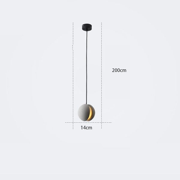 Vintage Cerami Pendant Light Unique Pendant Lighting LED Ceiling Light - Image 6