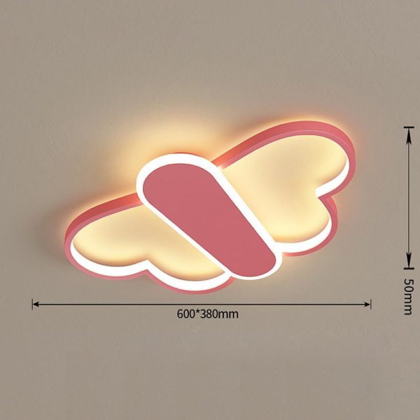 Cartoon Butterflies Shaped LED Dimmable with Remote Modern Ceiling Lights - Image 11