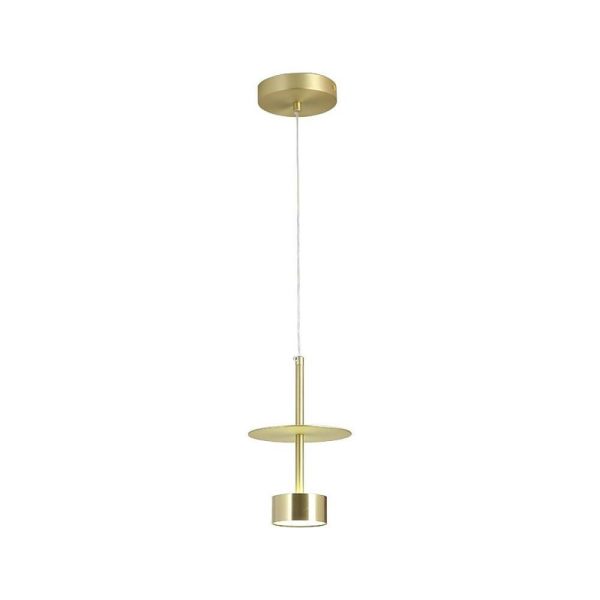 1 Bulb Metal Pendant Lights for Kitchen Island Gold Industiral Ceiling Light - Image 2