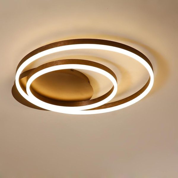 Multi Circles Dimmable LED Modern Flush Mount Ceiling Lights Ceiling Lamp - Image 3