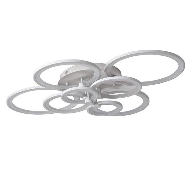 Elegant Semi Flush Mount Ceiling Lights with Unique Overlapping Rings - Image 27