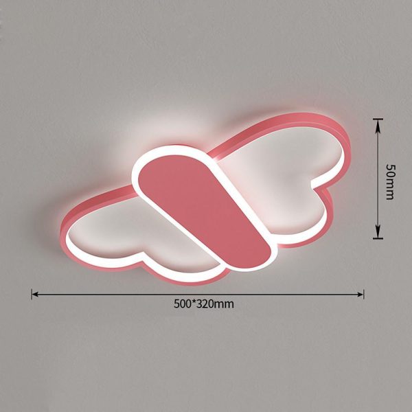 Cartoon Butterflies Shaped LED Dimmable with Remote Modern Ceiling Lights - Image 13