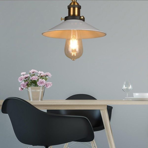 Adjustable Industrial Metal Stylish Cone-Shaped Pendant Lighting - Image 6