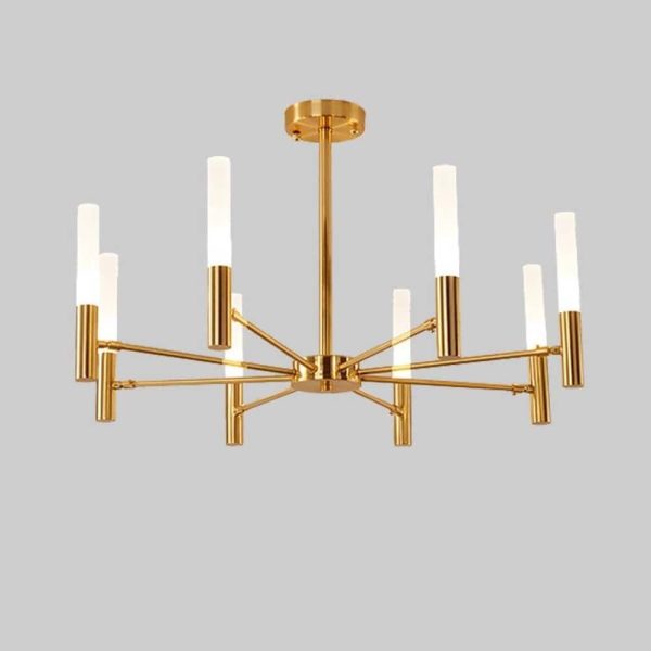 8-light LED Electroplated Modern Chandeliers Ceiling Light Hanging Lights - Image 6