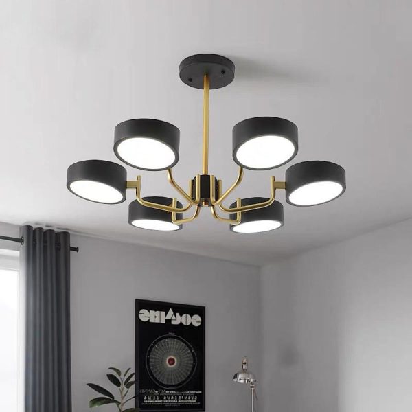 6 Light Modernist LED Flush Mount Ceiling Light for Bedroom - Image 6