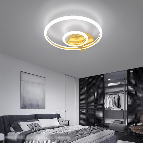 Circular Ring Dimmable LED Modern Flush Mount Lighting Ceiling Lights - Image 6