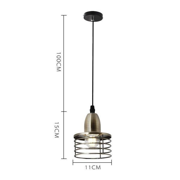 Spring Lampshade Island Kitchen Pendant Lighting Vintage Country Pendant Lighting - Image 7