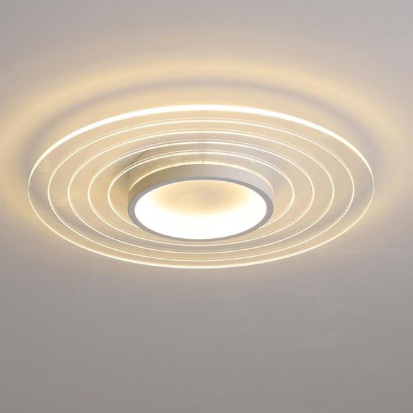Multiple Circles Dimmable LED Modern Flush Mount Lighting Ceiling Lights - Image 6