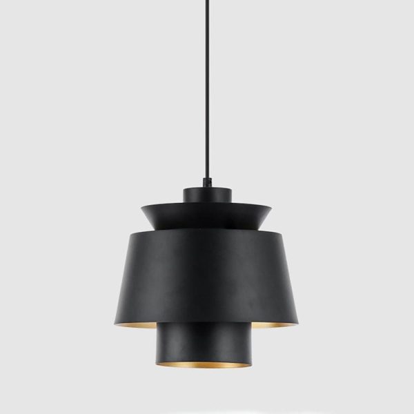 Creative Cylindrical Electroplated Metal LED Modern Pendant Lighting - Image 7