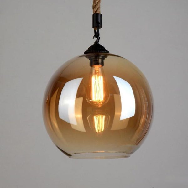 Electroplated Glass Globe Design LED Modern Pendant Lighting Chandeliers - Image 6