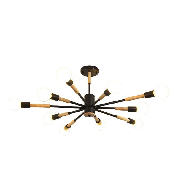 10-Light LED Nordic Style Flush Mount Lighting Ceiling Lights Chandelier - Image 11