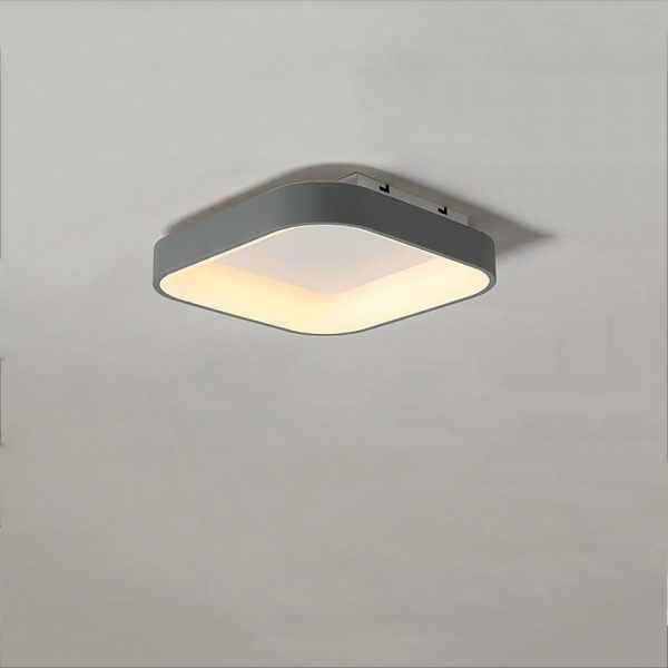 Square Shaped Modern LED Flush Mount Ceiling Light for Bedroom - Image 2