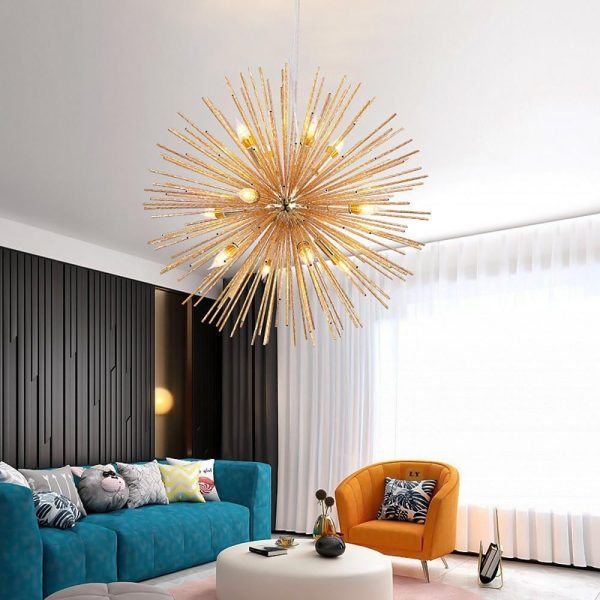 Unique Globe Design LED Electroplated Metal Modern Pendant Lighting - Image 3