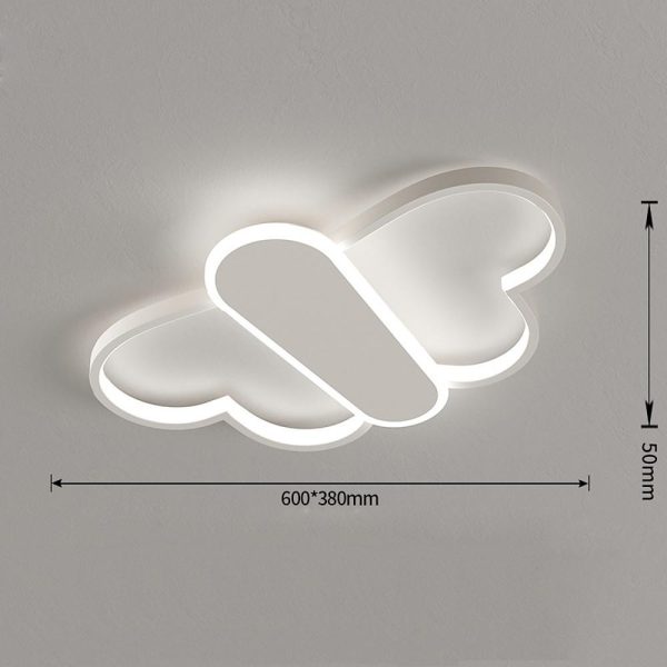 Cartoon Butterflies Shaped LED Dimmable with Remote Modern Ceiling Lights - Image 14