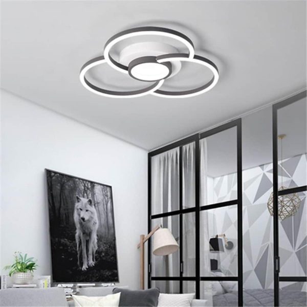Geometric LED Flush Mount Ceiling Lights Lights - Image 3