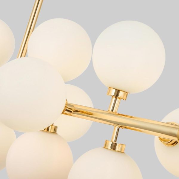 35'' LED 16 Bulbs Molecular Pendant Lighting Pendant Light Fixtures For Living Room - Image 8