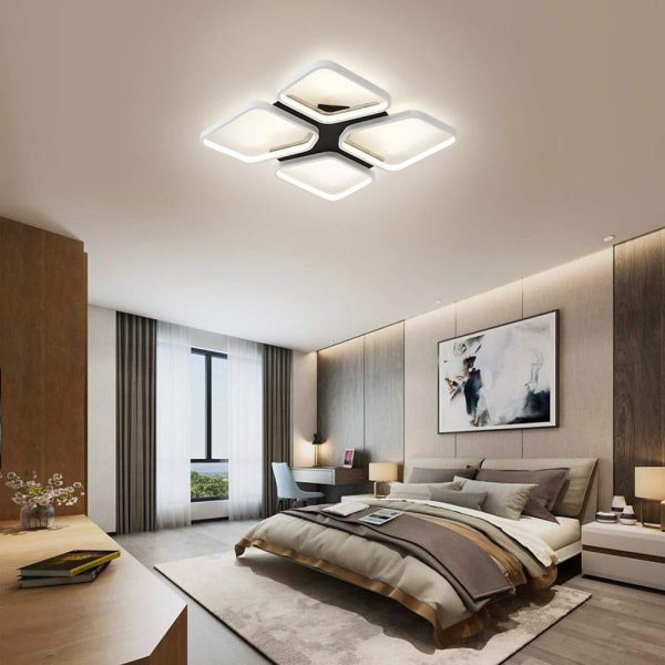 Geometric Arbitrary Flush Mount Ceiling Light Silica Gel LED Light - Image 4