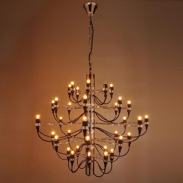 Creative 50-Light Electroplated Candlestick Design Modern Chandeliers - Image 8