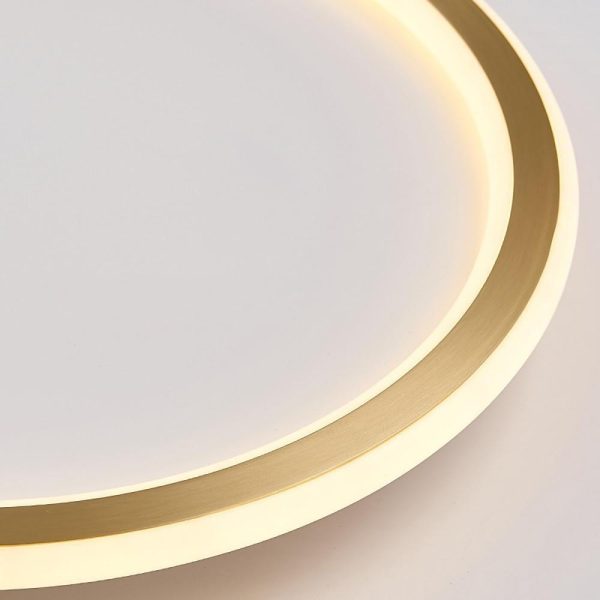 Circle Design Minimalist Nordic Integrated LED Flush Mount Ceiling Light - Image 11