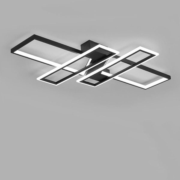 4 Rectangle LED Modern Ceiling Lights Flush Mount Lighting Ceiling Lamp - Image 5