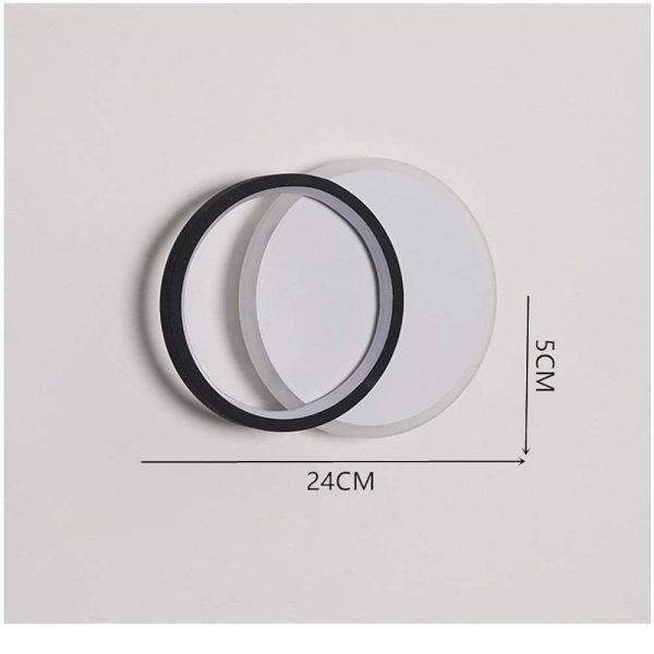2 Square Acrylic Reflective Style Design Flush Mount Lighting LED Ceiling Light - Image 6
