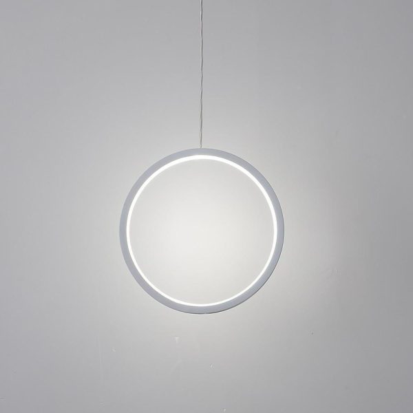 2 Light Round Modern Pendant Lighting Vintage Metal LED Ceiling Light - Image 4