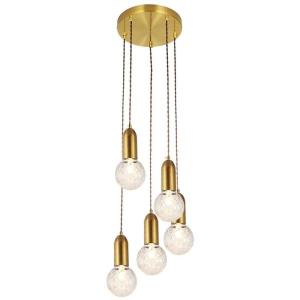 Acrylic Bubble Globe LED Modern Pendant Light Hanging Lamp Island Lights - Image 5