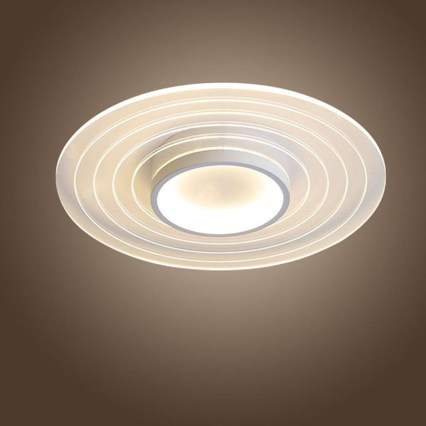 Multiple Circles Dimmable LED Modern Flush Mount Lighting Ceiling Lights - Image 4