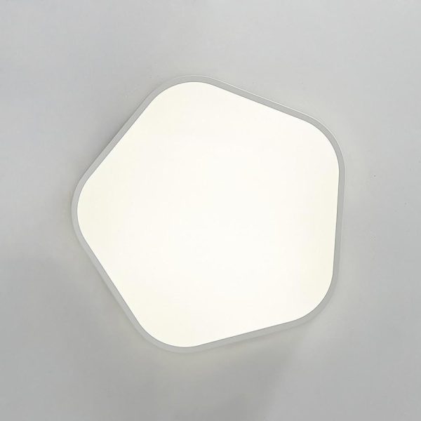 Hexagon Flush Mount Light Fixture Minimalist LED Ceiling Light - Image 3