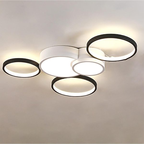 Multiple Circles LED Nordic Ceiling Lights Flush Mount Lighting - Image 7