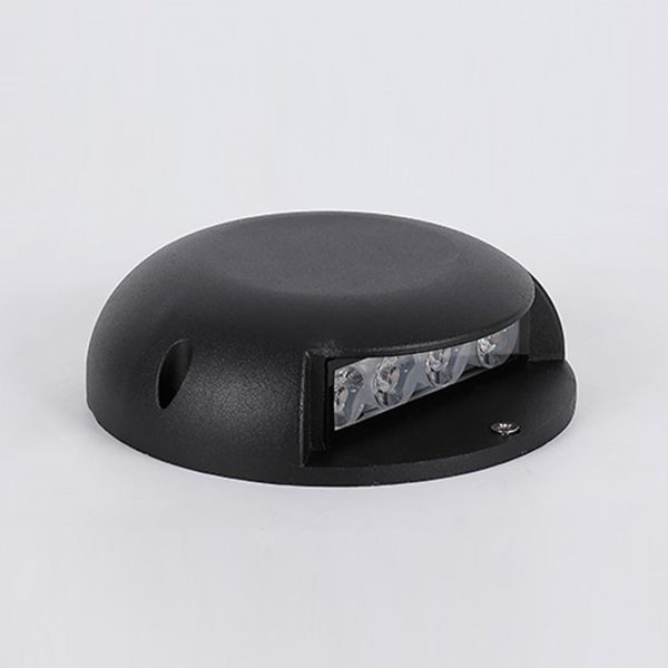 Modern Round LED Surface Flush Mounted Step Light Landscape Waterproof Decking Lights - Image 15