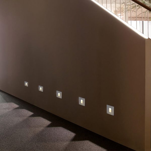 Round Square LED Modern Waterproof Outdoor Step Lights Stairway Sconces - Image 5