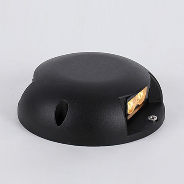 Modern Round LED Surface Flush Mounted Step Light Landscape Waterproof Decking Lights - Image 11