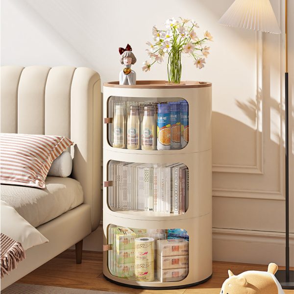Contemporary Creative Round PP PET End Table 2/3/4 Storage For Living Room - Image 8
