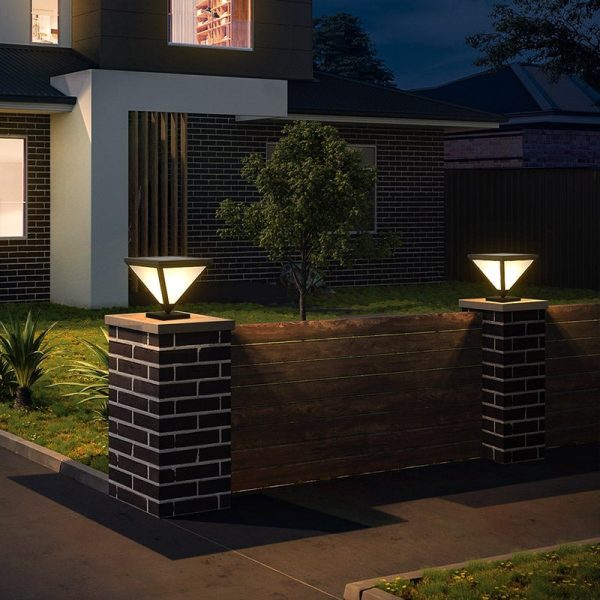 Solar Powered Geometric Shape LED Waterproof Solar Lights Outdoor Lamp - Image 4
